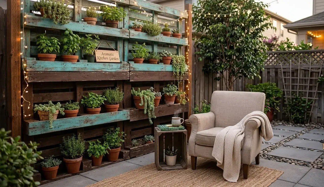 افكار حدائق منزلية بسيطة للمنازل