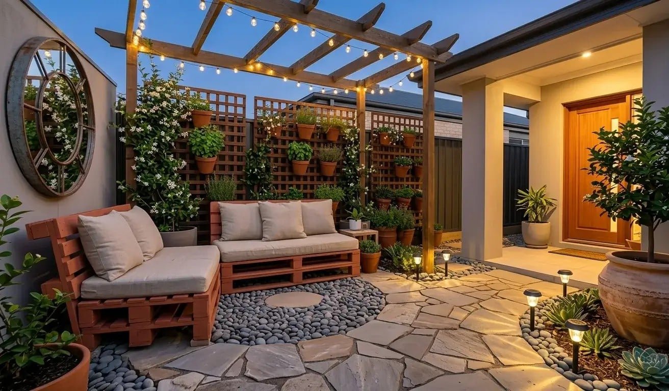 افكار حدائق منزلية بسيطة