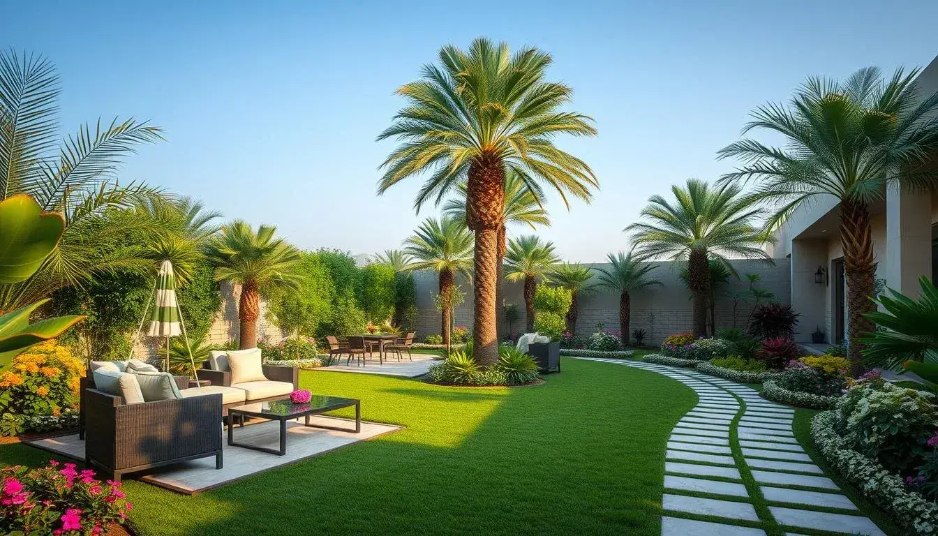 تصميم حدائق منزليه